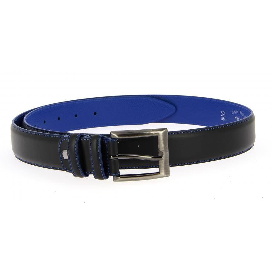 broeksriem 518 zwart blauw