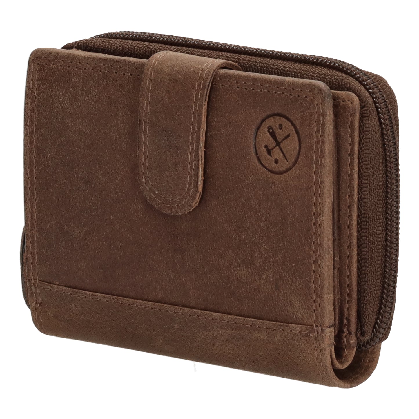 JOHAN VAN AMSTEL PORTEMONNEE _ DONKER BRUIN