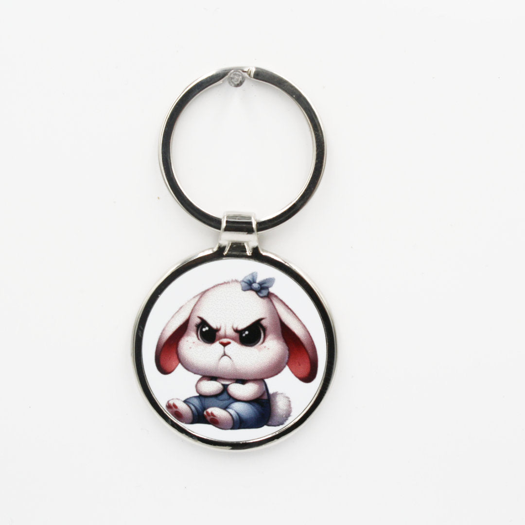 boos konijn sleutelhanger