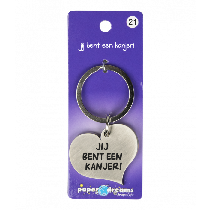 sleutelhanger - jij bent een kanjer