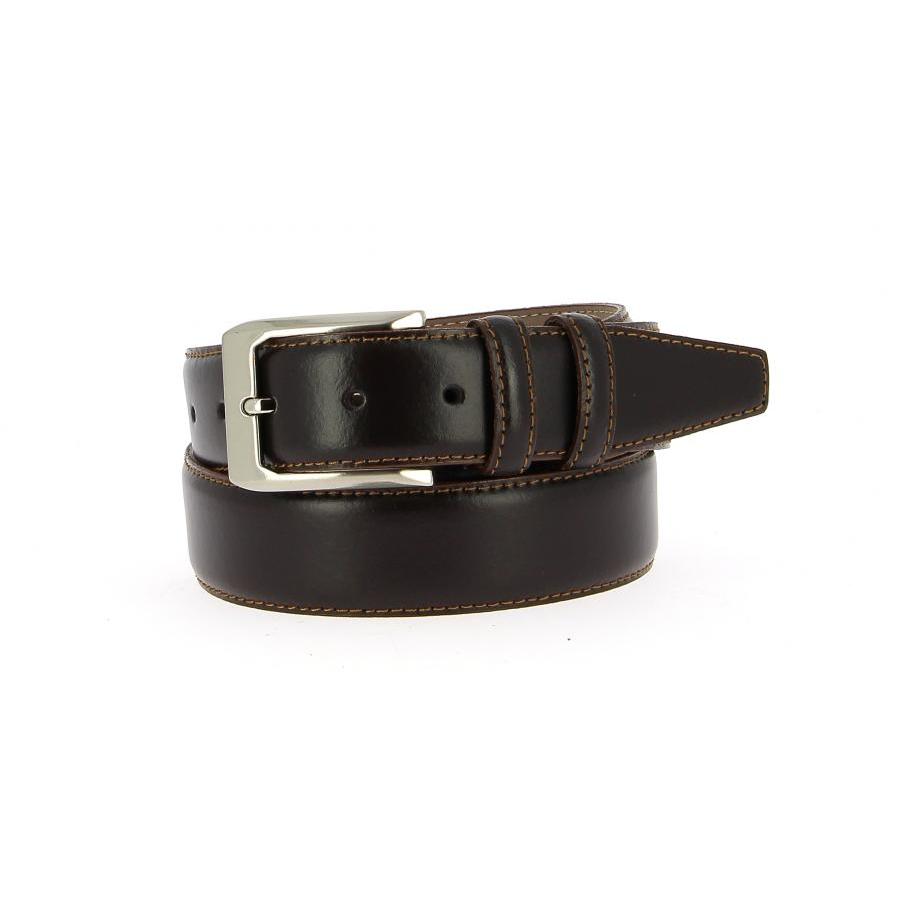 broeksriem 0001 35mm donker bruin