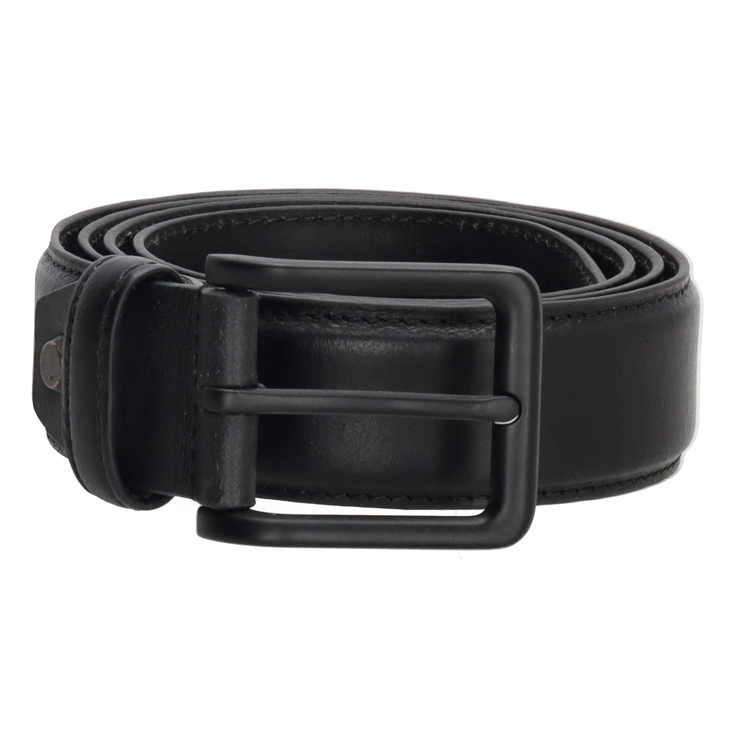 zwarte broeksriem met zwarte gesp