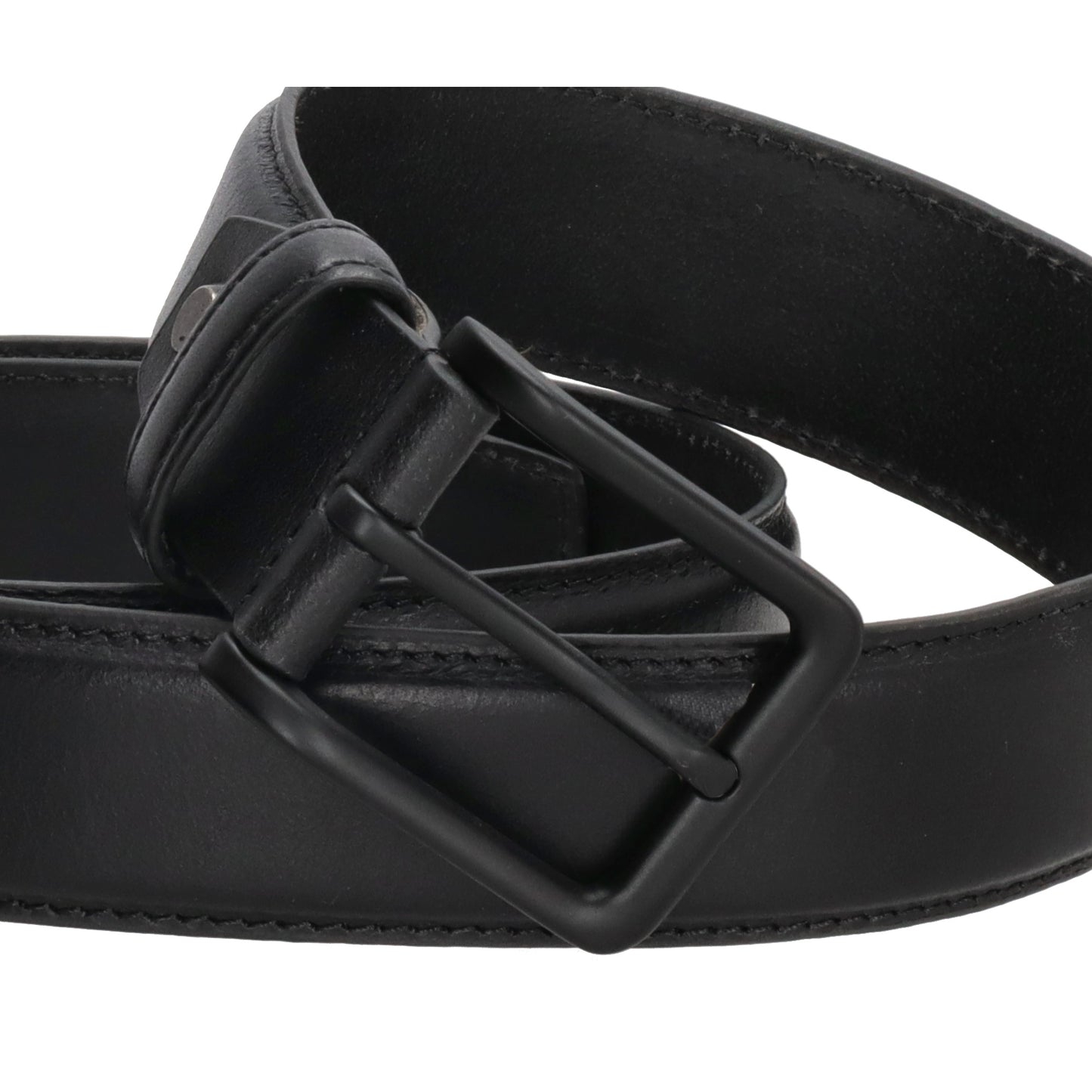 zwarte broeksriem met zwarte gesp