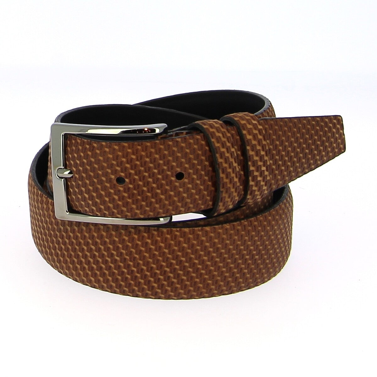 Broeksriem 2512 - Nubuck 100% leder met luxeprint