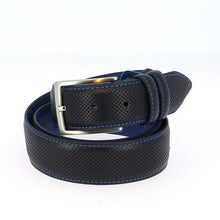 Broeksriem 0489/35 met stiksel - 100% volnerf leder