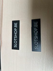 Kunststof naamplaat - 70 x 20 mm - dikte 1,6mm