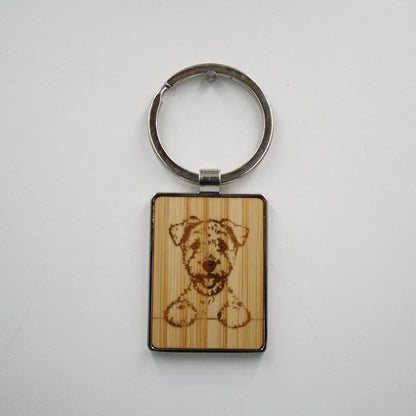 airedale terrier sleutelhanger
