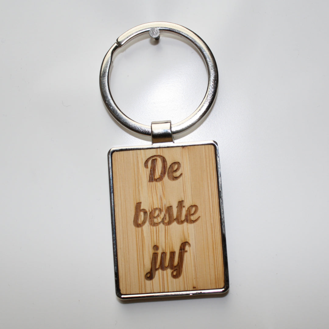 sleutelhanger beste juf
