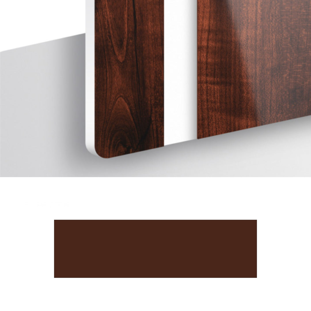 Kunststof naamplaat met huisnummer - 100 x 20 mm - dikte 1,6mm