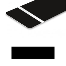 Kunststof naamplaat met huisnummer - 100 x 20 mm - dikte 1,6mm