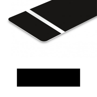 Kunststof naamplaat met huisnummer - 100 x 20 mm - dikte 1,6mm