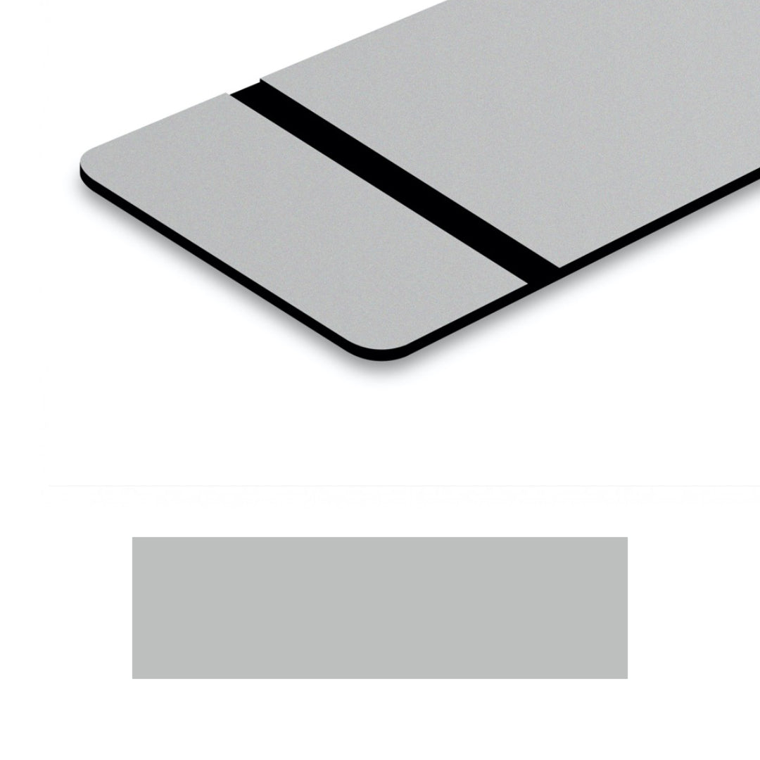 Kunststof naamplaat met huisnummer - 100 x 20 mm - dikte 1,6mm