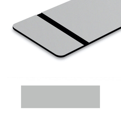 Kunststof naamplaat met huisnummer - 100 x 20 mm - dikte 1,6mm