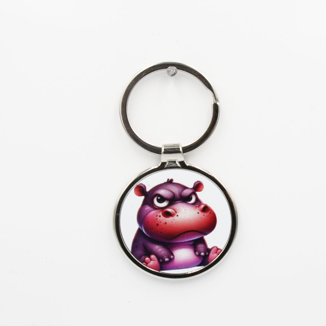 boos nijlpaard sleutelhanger