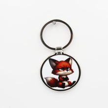 boze vos sleutelhanger