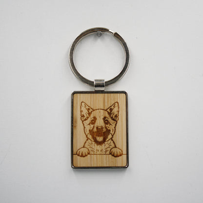 duitse scheper sleutelhanger