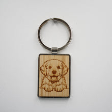 golden retriever sleutelhanger