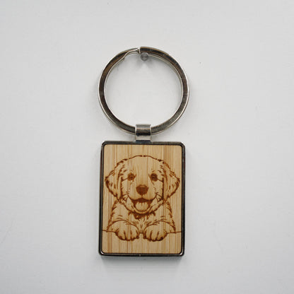 golden retriever sleutelhanger