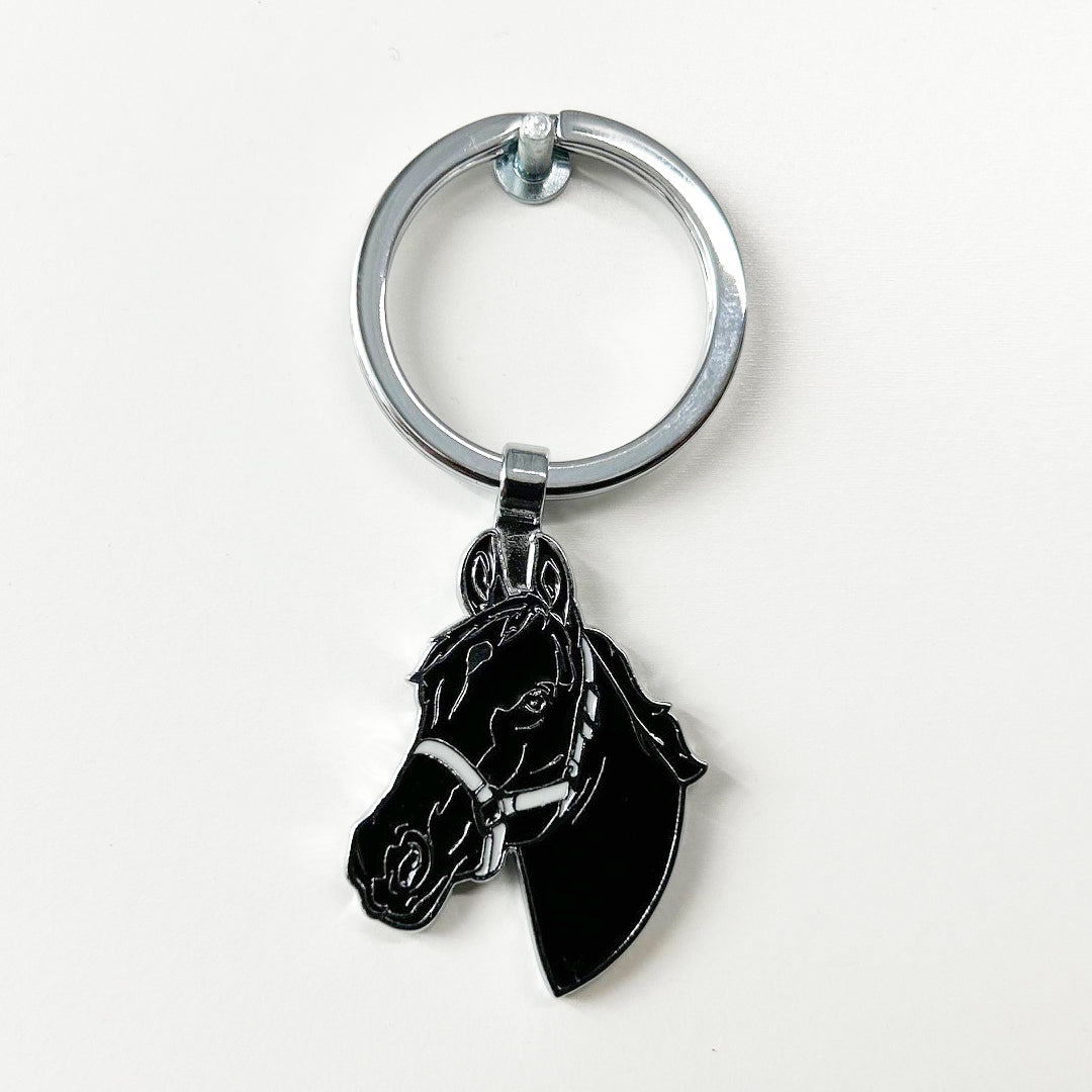 paard-zwart-sleutelhanger