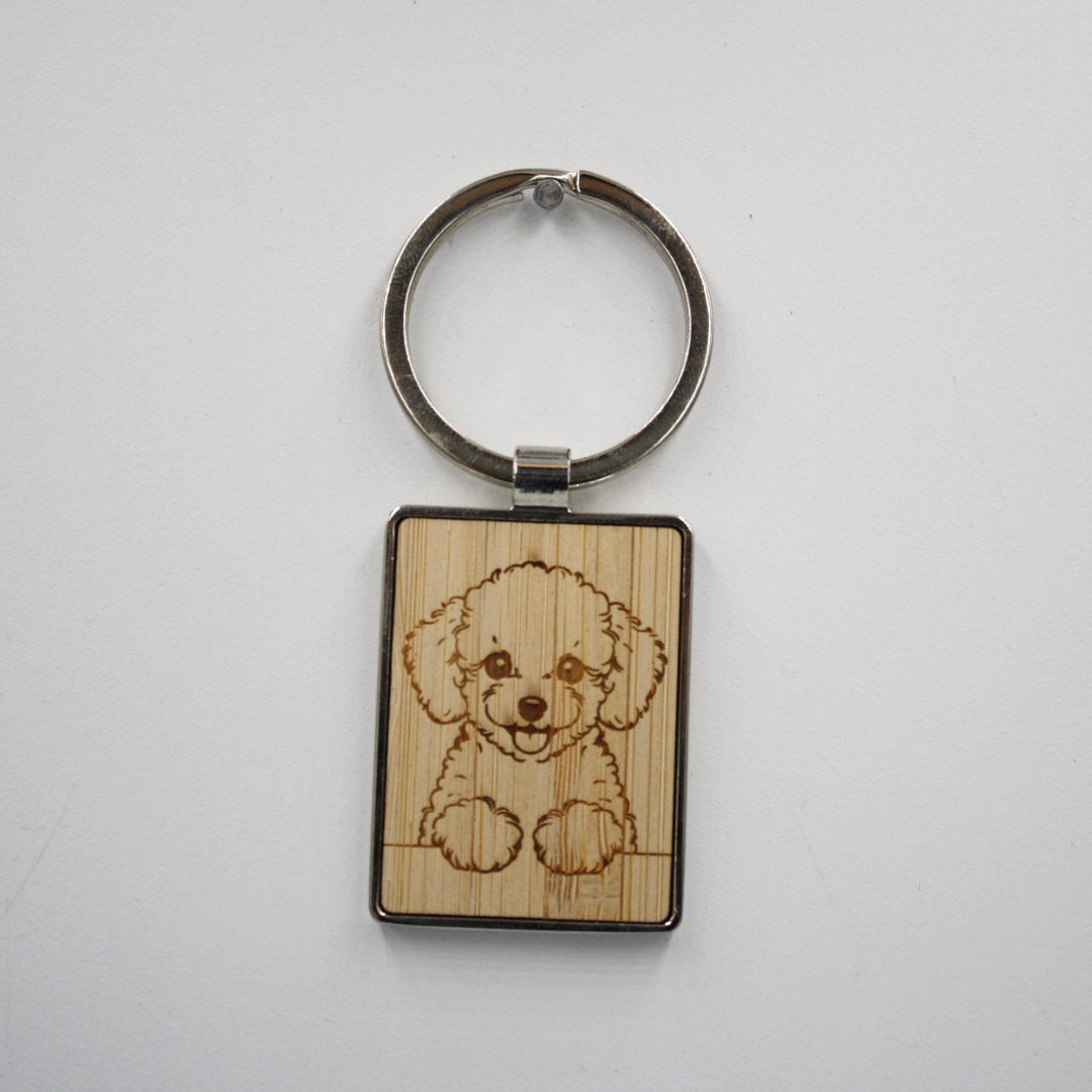 poedel-sleutelhanger