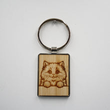 siberische kat sleutelhanger