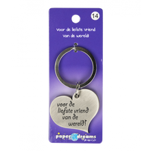 Hartje met tekst: Voor de liefste vriend